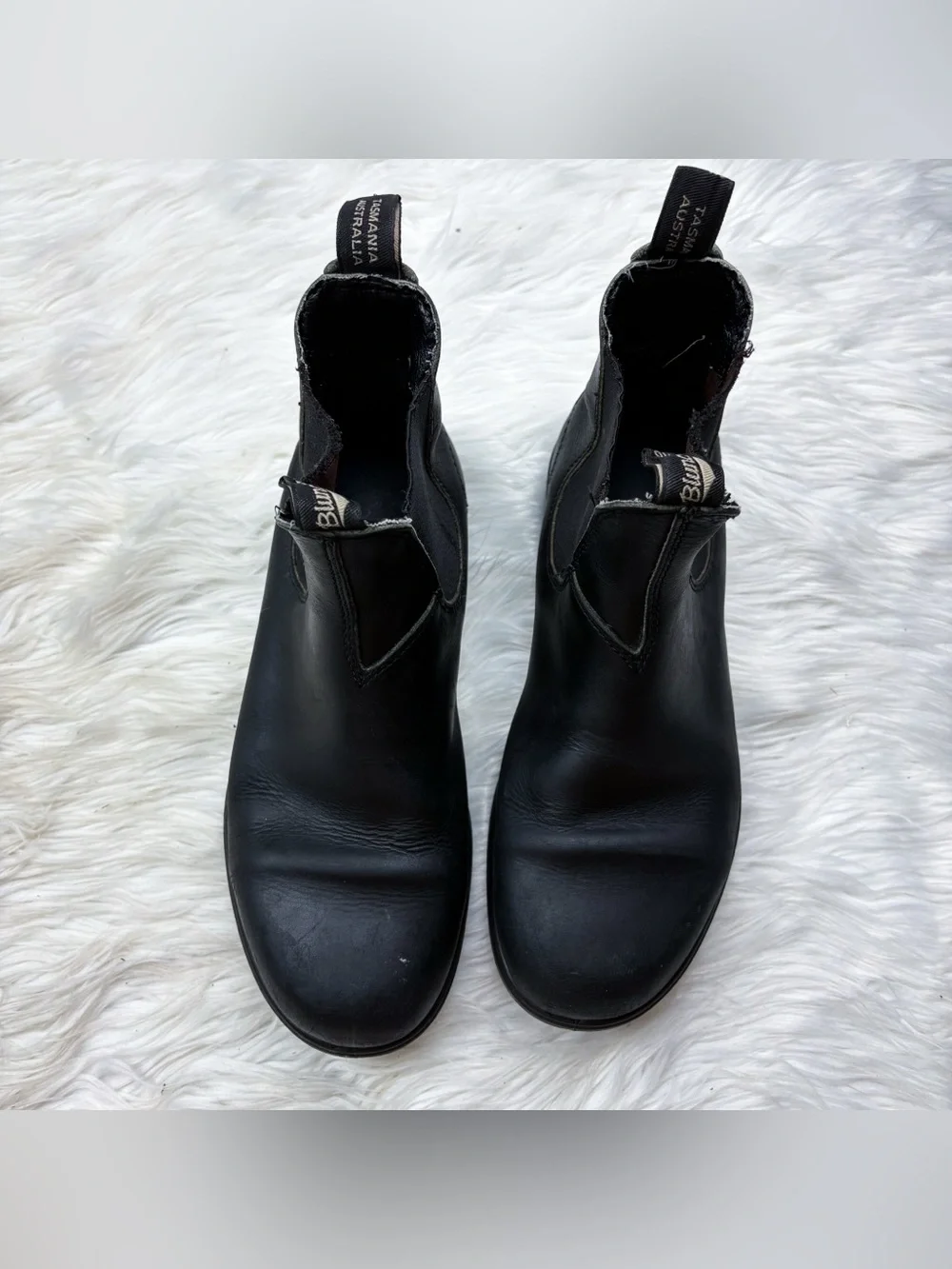 Blundstone 510 Originals Chelsea Boots Black Leather AU 8 Womens 11 Mens 9 As Is